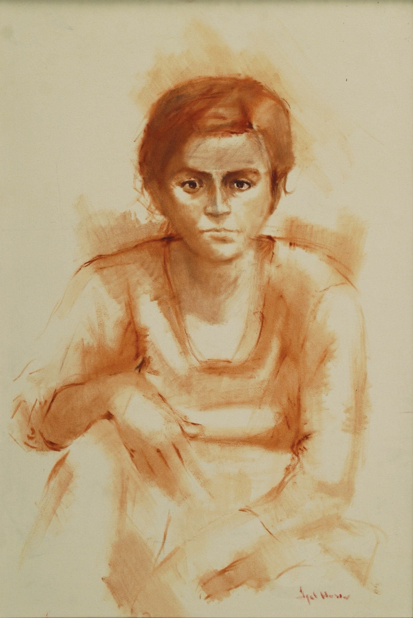 Iqbal Hussain  | Title:    | Medium: Oil On Canvas   | Size: 24 x 36 inches