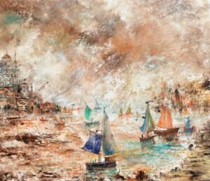 2_img_7469 M. A. Bukhari | Title: | Medium: Oil on Canvas | Size: 36 x 42 inches