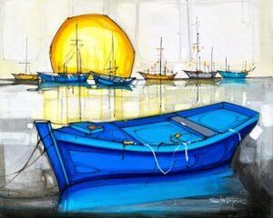 Salman Farooqi  | Title: Landscape   | Medium: Acrylic on Canvas  | Size: 24x30 inches