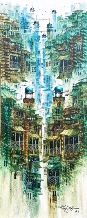 Shafiq Rana  | Title:   | Medium: Oil On Canvas  | Size:  12x30 inches