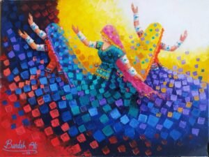 4_ac6a2285-58e6-4752-bc01-6bb787e93f2c Bandah Ali
| Title: Grace in Motion
| Medium: Oil On Canvas
| Size: 18 x 24 inches