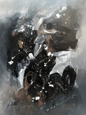 S. M. Naqvi  | Title: Verdant Awakening  | Medium: Acrylic on Canvas  | Size: 16x20 inches