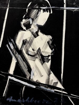 6_img_5210 Mashkoor Raza | Title: Woman | Medium: Oil On Canvas | Size: 12x16 inches