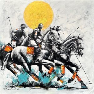 6_img_5616 Rashid Ali | Title: Polo Player | Medium: Oil On Canvas | Size: 24x24 inches