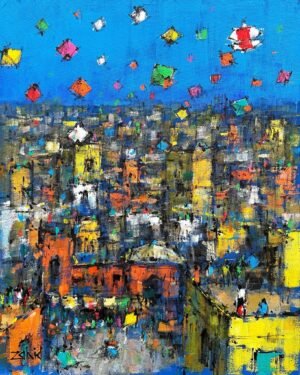 8_img_5679 Zahid Saleem | Title: Basant | Medium: Acrylic On Canvas | Size: 16x20 inches
