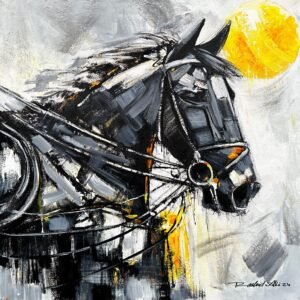 9_img_5602 Rashid Ali | Title: Horse | Medium: Oil On Canvas | Size: 24x24 inches