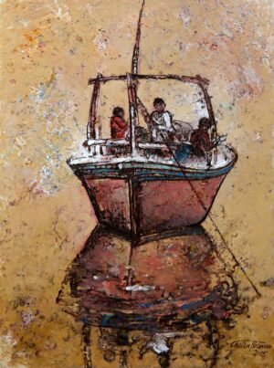 Chitra Pritam Karachi Fishri Painting 18x24 inches