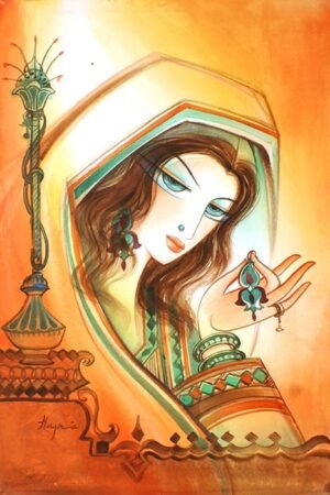 sony-dsc-9 Hajra Mansur 
 | Title: 
 | Medium: Watercolor On Canvas 
 | Size: 20 x 30 inches