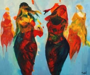 img_7495 Maqbool Ahmed | Title: | Medium: Oil on Canvas | Size: 30 x 36 inches