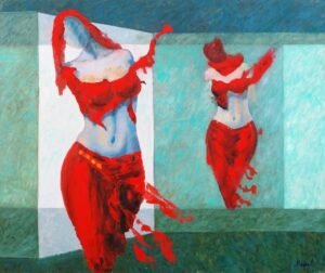 img_7497 Maqbool Ahmed | Title: | Medium: Oil on Canvas | Size: 30 x 36 inches