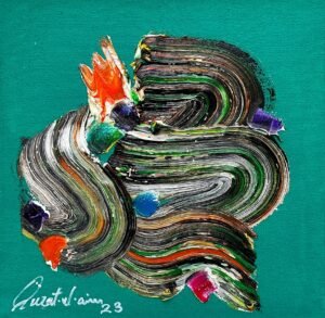 img_7842 Qurat Ul Ain | Title: Untitled | Medium: Oil On Canvas | Size: 12 x 12 inches