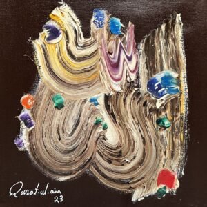 img_7844 Qurat Ul Ain | Title: Untitled | Medium: Oil On Canvas | Size: 12 x 12 inches