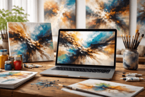 Original Work for Artist Buy Authentic Hand-Painted Art Online