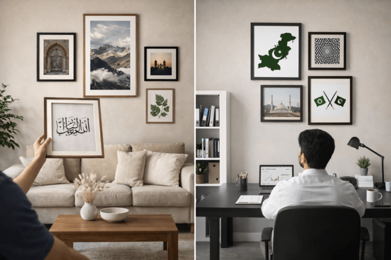 Wall Frame Ideas & Tips for Homes and Offices in Pakistan