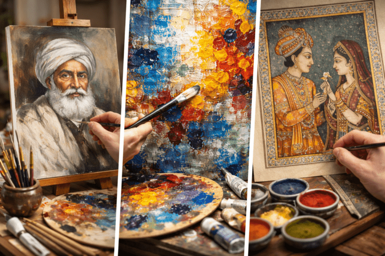 Understanding Different Painting Styles: Realism, Abstract & Miniature
