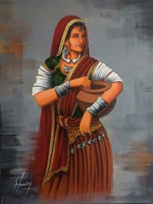 S. A. Noory | Title: Desert Grace | Medium: Acrylic On Canvas | Size: 18x24 inches