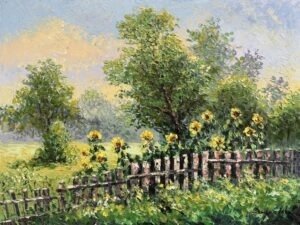 Zafar Iqbal Khan | Title:  Natural Landscape Series | Medium: Oil On Canvas | Size: 18x24 inches